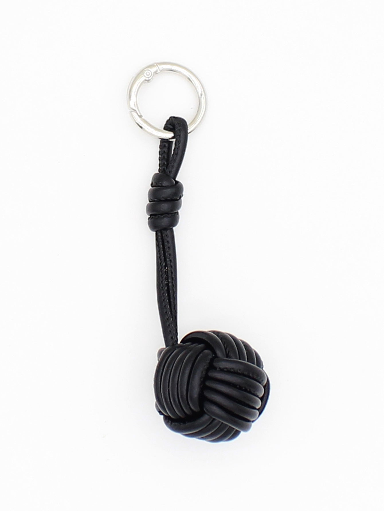 Wholesale Autumn and winter PU leather rope hand-woven ball bag pendant mobile phone pendant ins